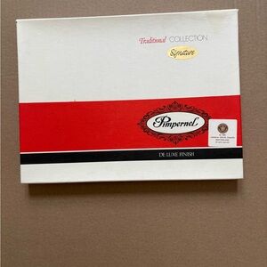 Pimpernel Signature Collection Placemats in Red and Black